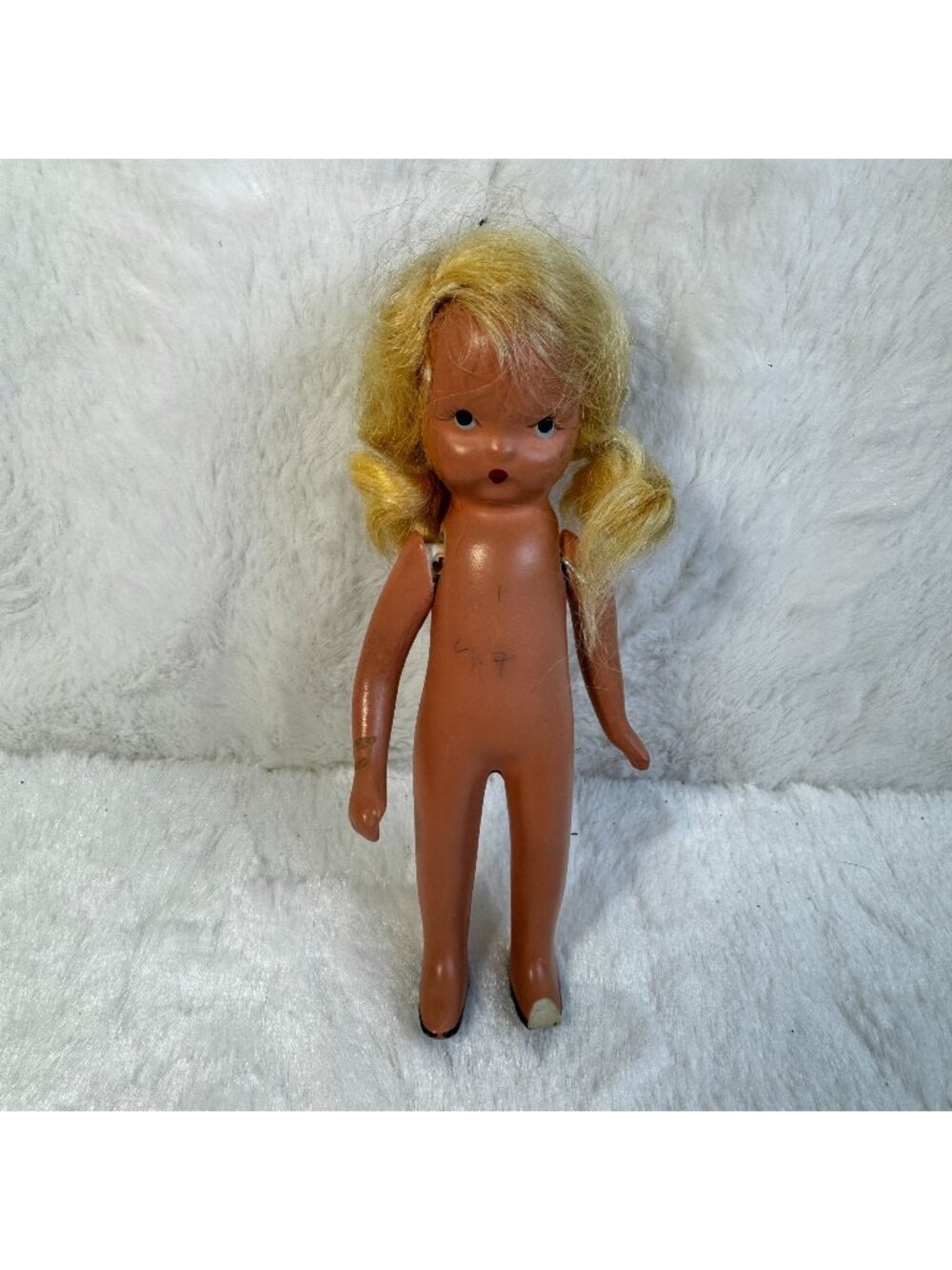 Nancy Ann Storybook Doll Vintage Early 40s Bisque Doll signed jointed arms